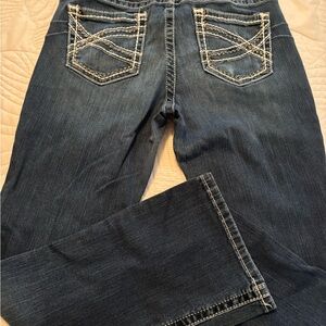 Ariat Women's Boot Cut Jeans in Dark Blue 32 Short